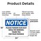 Signmission Please Pardon Our Dust While We Remodel, 24 in W x Rectangle, Plastic OS-2PACK-NS-P-1824-L-17545 - alternate 4